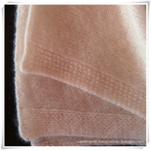 Soft and warm plain knits 100% cashmere blanket